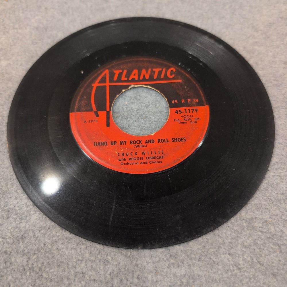 Chuck Willis‎ What Am I Living For Hang Up My Rock and Roll Shoes Atlantic 1179 - Picture 3 of 4